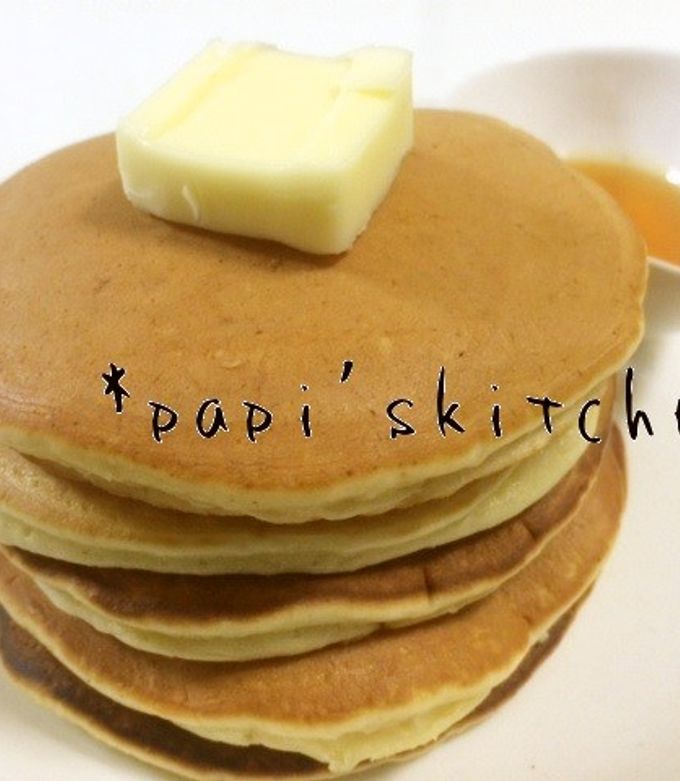 軽い食感❤手作りホットケーキ(´ㅂ`๑)-レシピのメイン写真
