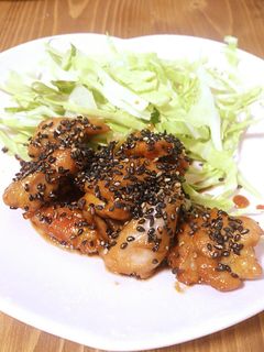 ゴマ香る♪鶏の照り焼き-レシピのメイン写真
