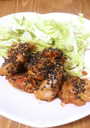 ゴマ香る♪鶏の照り焼き-レシピのメイン写真