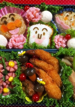 キャラ弁 ♡ 園児 アンパンマン弁当-レシピのメイン写真