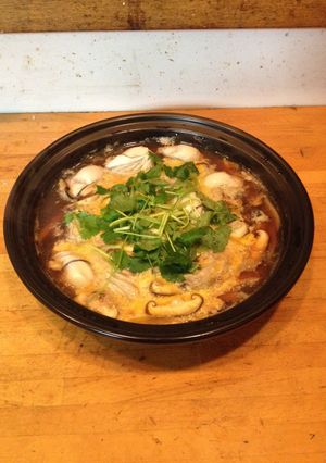 牡蠣の卵とじ-レシピのメイン写真