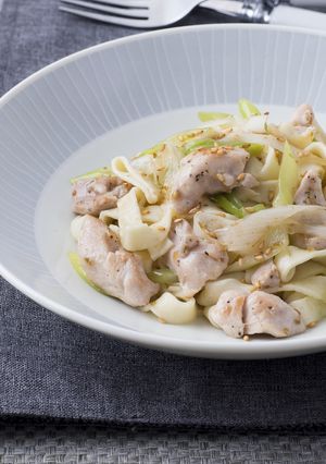 大人の鶏肉柚子胡椒パスタ 糖質制限-レシピのメイン写真