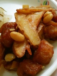 豚肉と大豆の揚げ煮-レシピのメイン写真