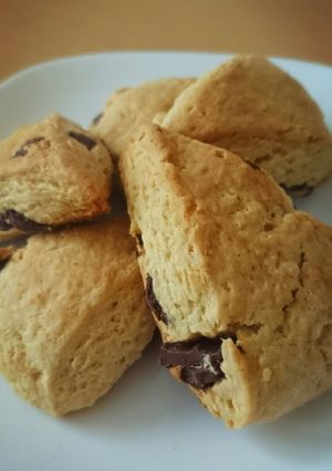 袋で簡単☆スタバ風チョコスコーン-レシピのメイン写真