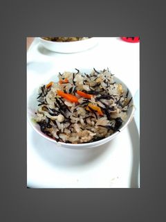 妊婦飯 簡単!ひじきご飯-レシピのメイン写真