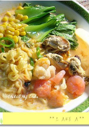 アジアンテイスト♪ラクサ風ラーメン-レシピのメイン写真