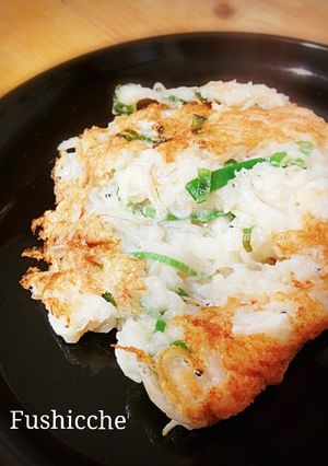 健康美人♡シラス入り長いも焼き-レシピのメイン写真