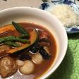 素揚げ野菜のスープカレー