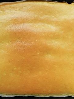 材料3つで簡単★ホケミロールケーキ生地♪-レシピのメイン写真