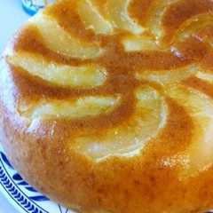 炊飯器でHM桃缶ケーキ-レシピのメイン写真