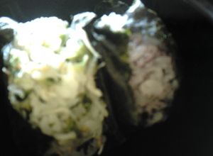おにぎり～青菜ちりめんとゆかりちりめん～-レシピのメイン写真