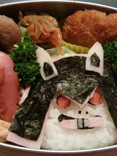 妖怪ウォッチ 厄怪 キャラ弁-レシピのメイン写真