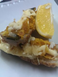 かぼちゃとちくわのマヨパン粉焼き-レシピのメイン写真