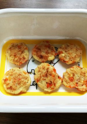 鶏豆腐ハンバーグ(離乳食中期から)-レシピのメイン写真