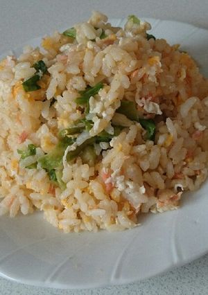 簡単☆レタス鮭チャーハン-レシピのメイン写真