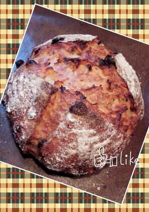 お粥とフルーツのカンパーニュ-レシピのメイン写真