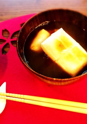 余った黒蜜で☆コクうまおしるこ☆-レシピのメイン写真