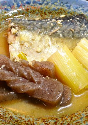 鯖の味噌煮〜麦味噌で-レシピのメイン写真