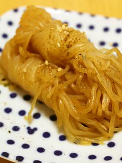 結び糸こんにゃくの醤油煮-レシピのメイン写真