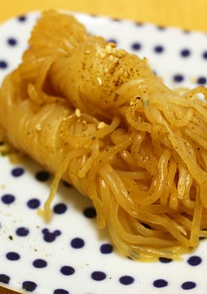 結び糸こんにゃくの醤油煮-レシピのメイン写真