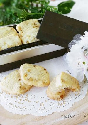 ビニール袋とサラダ油で♡くるみの塩サブレ-レシピのメイン写真