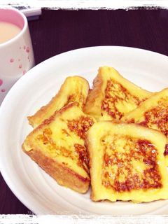 簡単!ふわとろ♡フレンチトースト-レシピのメイン写真