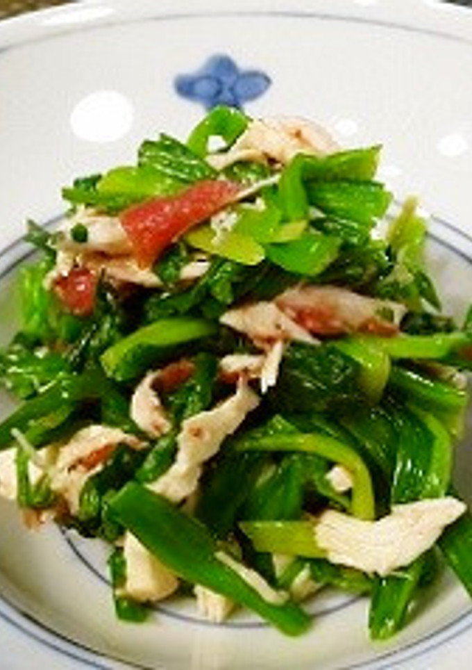 芹とささ身の梅肉おかか和え-レシピのメイン写真