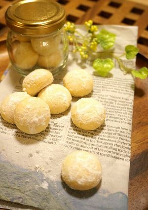 m焼くまで１０分！スノーボールクッキー-レシピのメイン写真