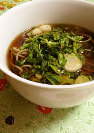七草そば-レシピのメイン写真