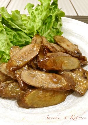 コリコリごぼうの生姜焼き-レシピのメイン写真