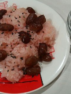 簡単♪甘納豆のお赤飯-レシピのメイン写真