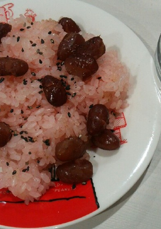 簡単♪甘納豆のお赤飯-レシピのメイン写真