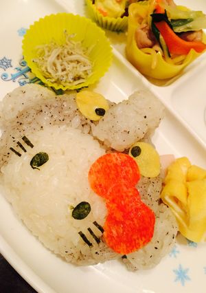 キティちゃん×ウルトラマン☆キャラ弁にも-レシピのメイン写真