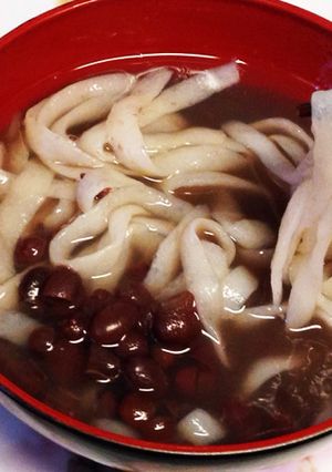 ヘルシー☆豆乳こんにゃくのおしるこ！-レシピのメイン写真