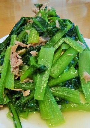 ３分で♪＊小松菜の塩煮＊-レシピのメイン写真