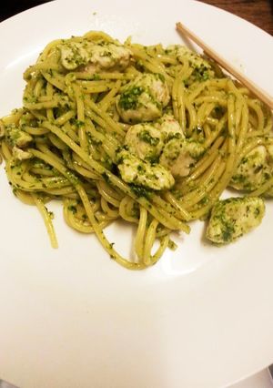ペスト・チキン・パスタ-レシピのメイン写真