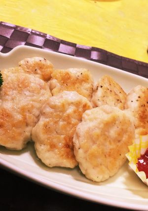 鶏胸肉で、ふっくらやわらかチキンナゲット-レシピのメイン写真