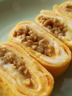 納豆とチーズの卵焼き-レシピのメイン写真
