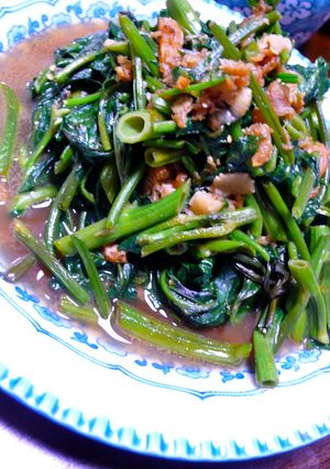 アジアン 空心菜の炒め物-レシピのメイン写真