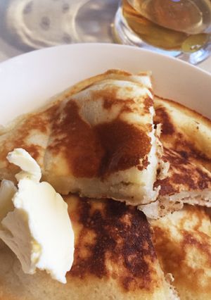 もっちもちパンケーキ-レシピのメイン写真