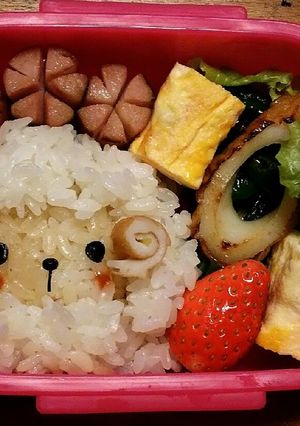 簡単キャラ弁★ふわふわひつじさん-レシピのメイン写真