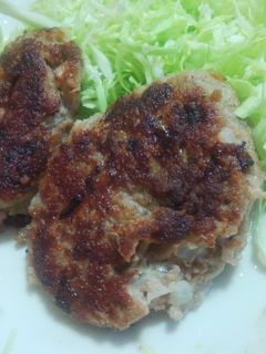 我が家のれんこんハンバーグ☆-レシピのメイン写真