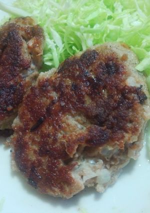 我が家のれんこんハンバーグ☆-レシピのメイン写真