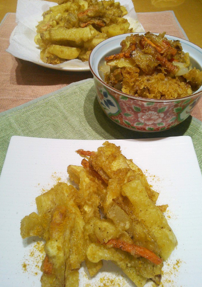 じゃが芋と玉ねぎのかき揚げ-レシピのメイン写真