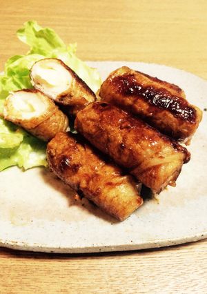 冷凍可♡弁当にも！ちくわチーズの豚肉巻き-レシピのメイン写真