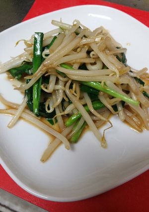 ちょー簡単☆もやしとニラの和風炒め-レシピのメイン写真