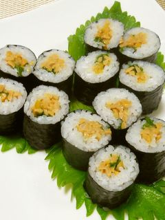 ゆず塩風味 らくらく細巻き納豆巻き-レシピのメイン写真