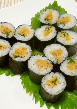 ゆず塩風味　らくらく細巻き納豆巻き-レシピのメイン写真