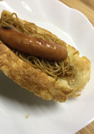 焼きそばサンド-レシピのメイン写真