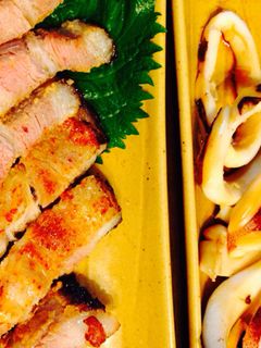 イカ焼きと、豚肉の味噌漬け-レシピのメイン写真